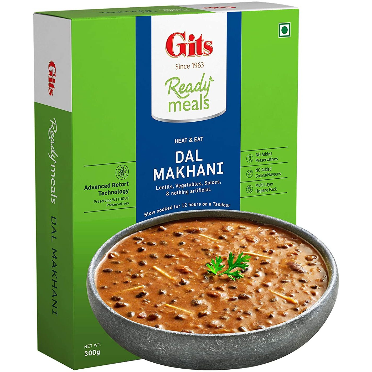 Gits Ready To Eat Dal Makhani - 300 Gm (10.5 Oz)
