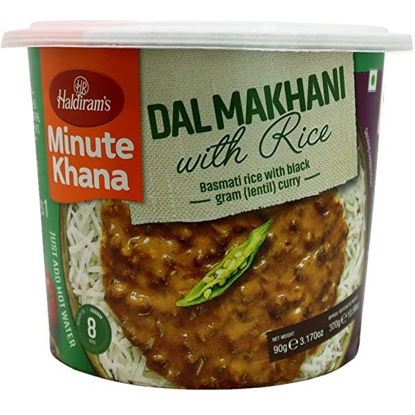 Haldiram's Minute Khana Dal Makhani With Rice Cup - 90 Gm (3.17 Oz)