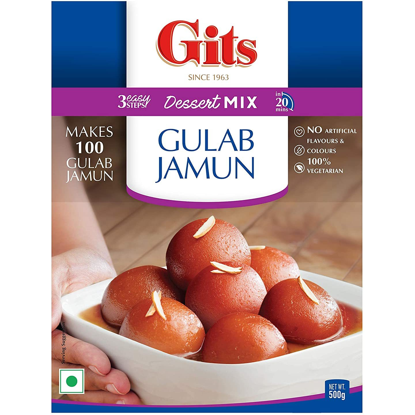 Gits Gulab Jamun - 100 Gm (3.5 Oz)