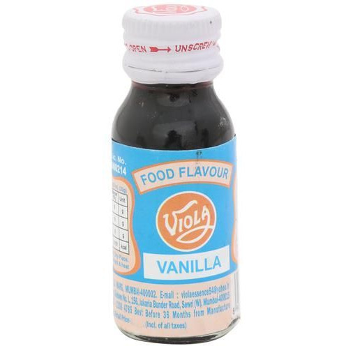Case of 10 - Viola Food Flavor Essence Vanilla - 20 Ml (0.67 Fl Oz)