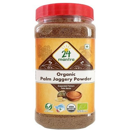 Case of 12 - 24 Mantra Organic Palm Jaggery Powder - 500 Gm (1.1 Lb ) [50% Off]