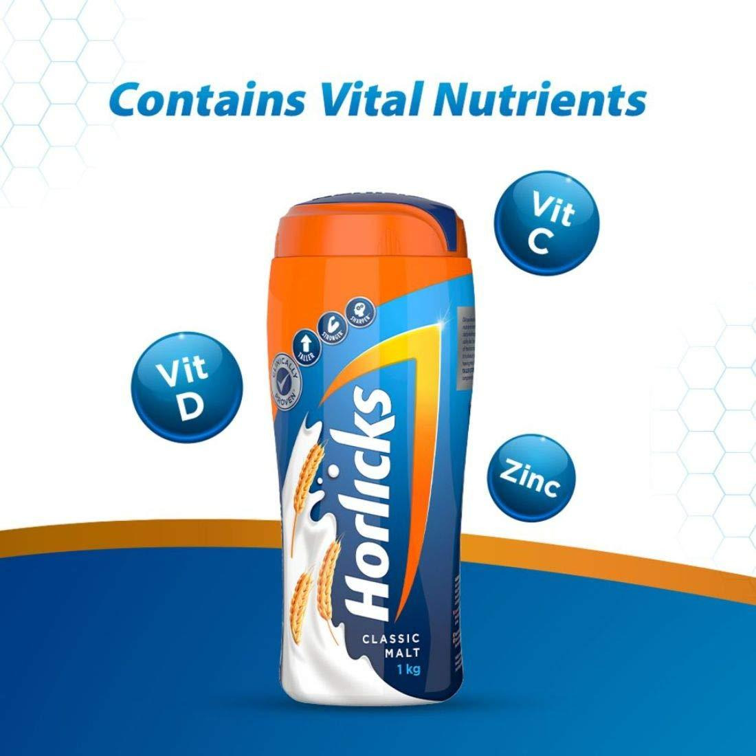 Horlicks Classic Malt - 1 Kg (2.2 Lb)