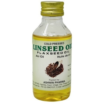 Case of 12 - Ashwin Linseed Flaxseed Alsi Oil - 100 Ml (3.4 Fl Oz)