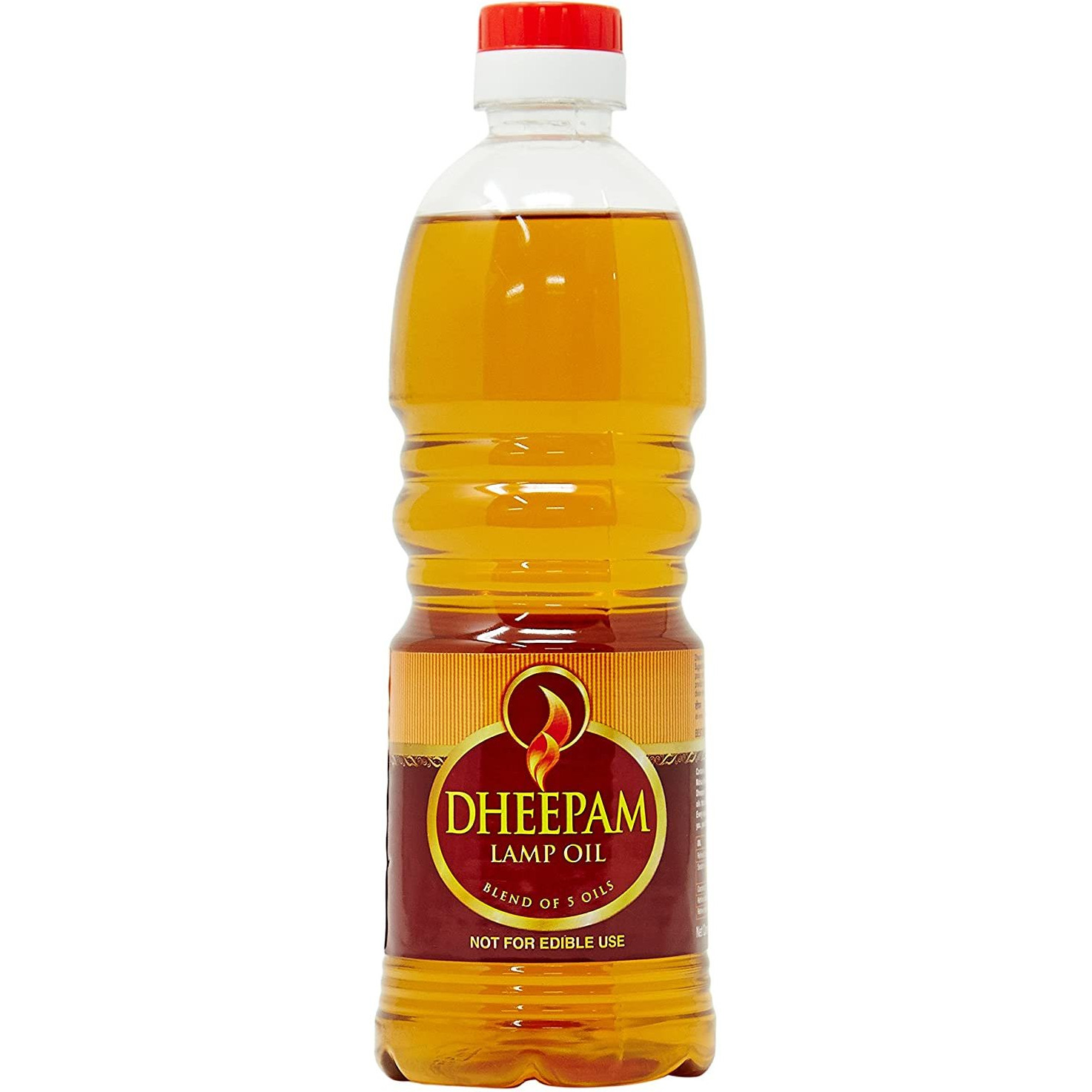 Dheepam Lamp Oil Blend of 5 Oil - 500 Ml (456.5 Gm)