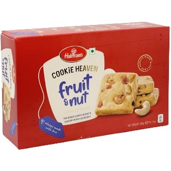 Haldiram's Cookie Heaven Fruit & Nut Homestyle Cookies - 400 Gm (14.1 Oz)