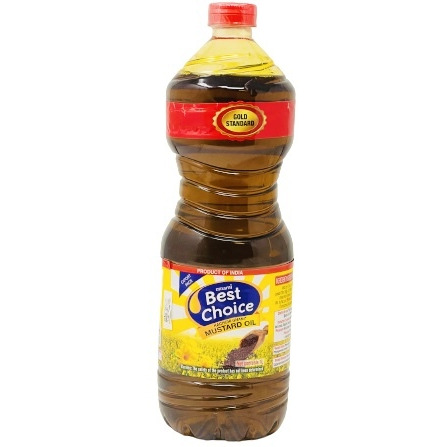 Emami Best Choice Kachchi Ghani Mustard Oil - 1 Ltr (33.8 Fl Oz)