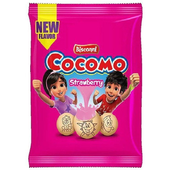 Bisconni Cocomo Strawberry Cream Filled Biscuits