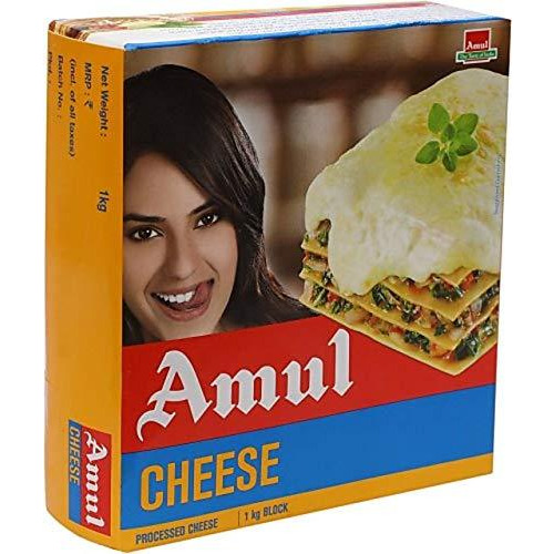Amul Cheese Block - 35.28 Oz (1 Kg)