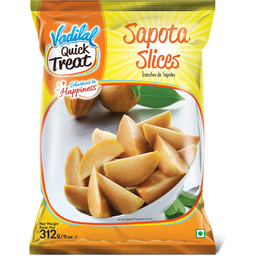 Vadilal Chikoo Slices -  312 Gm (11 Oz)