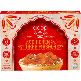 Deep Indian Kitchen Chicken Tikka Masala With Rice - 9 Oz (255 Gm)