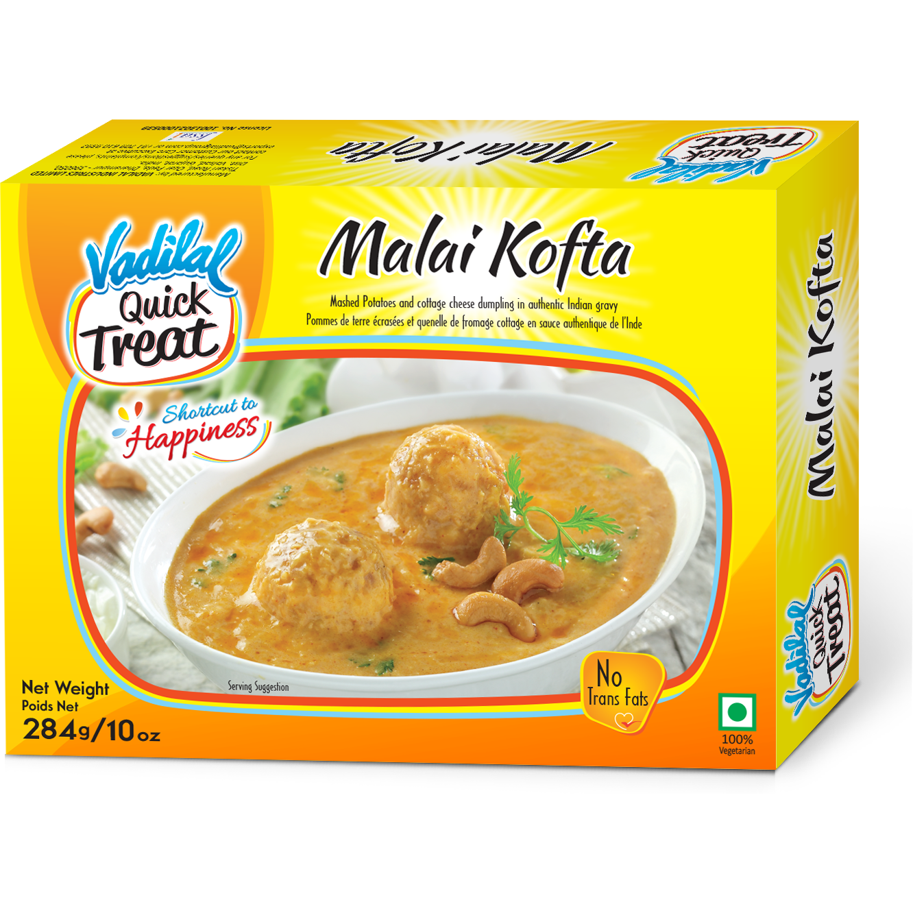 Vadilal Quick Treat  Malai Kofta - 10 Oz (284 Gm)