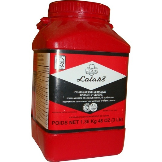 Lalahs Madras Curry Powder - 3 Lb
