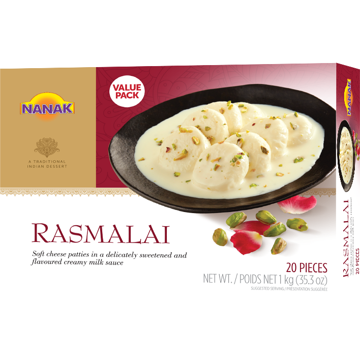 Nanak Rasmalai 20 Pc - 1 Kg (2.2 Lb)