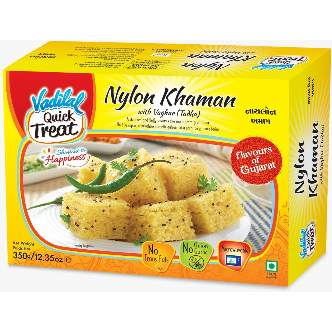 Vadilal Quick Treat Nylon Khaman - 12.35 Oz