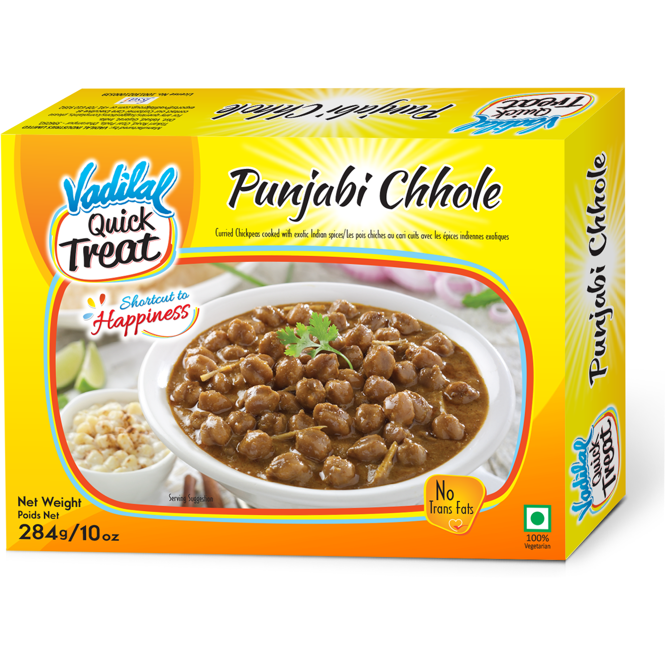 Vadilal Quick Treat Punjabi Chhole - 10 Oz (284 Gm)