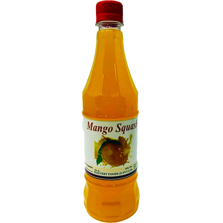 Case of 12 - Kalvert's Mango Squash - 700 Ml (23.5 Oz)