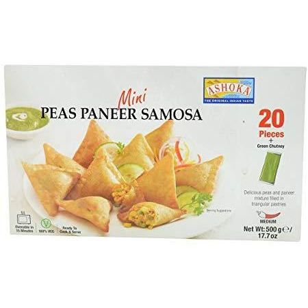 Ashoka Peas Paneer Samosa - 500 G