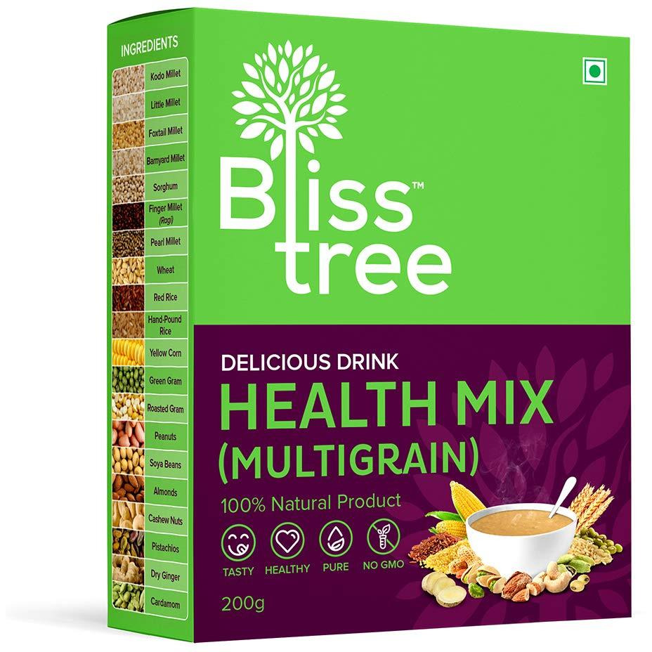 Bliss Tree Multigrain Delicious Drink Health Mix - 200 gm (7.05 Oz)