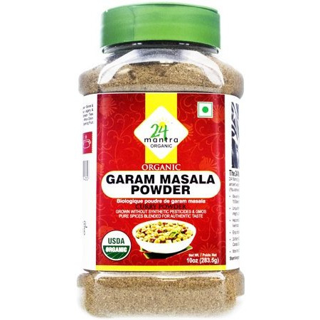 Case of 24 - 24 Mantra Organic Garam Masala - 10 Oz (283 Gm) [Fs]