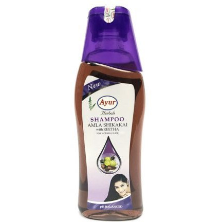 Case of 12 - Ayur Herbals Amla & Shikakai Reetha Shampoo - 500 Ml (17 Fl Oz)