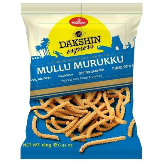 Haldiram's Dakshin  Mullu Murukku - 180 Gm (6.35 Oz)