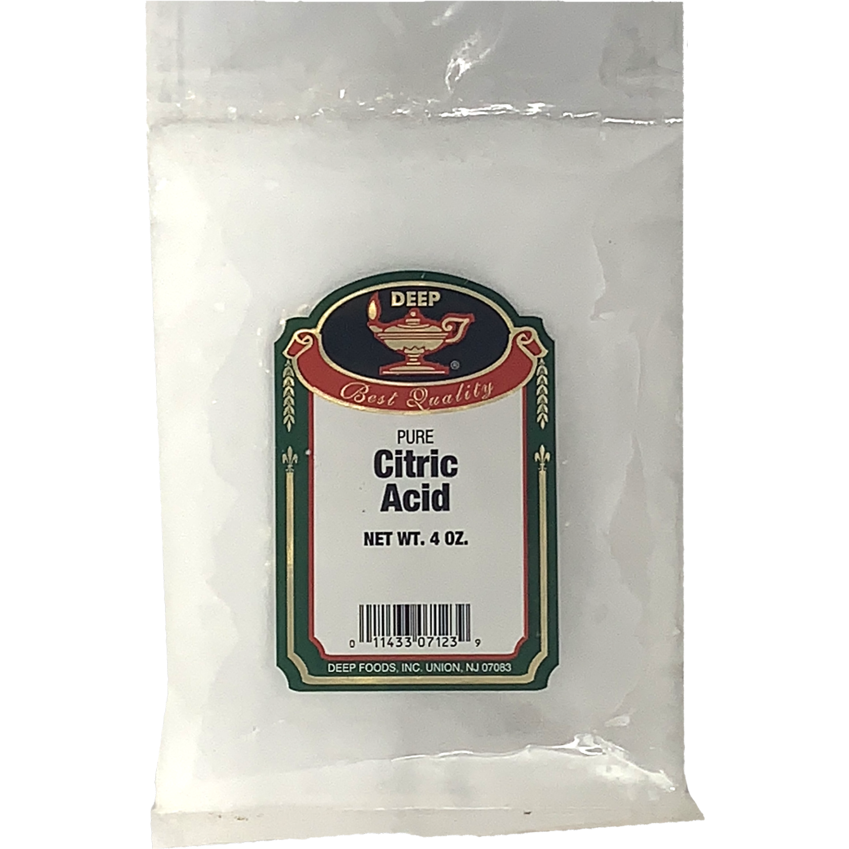 Deep Citric Acid - 4 Oz (113.39 Gm)