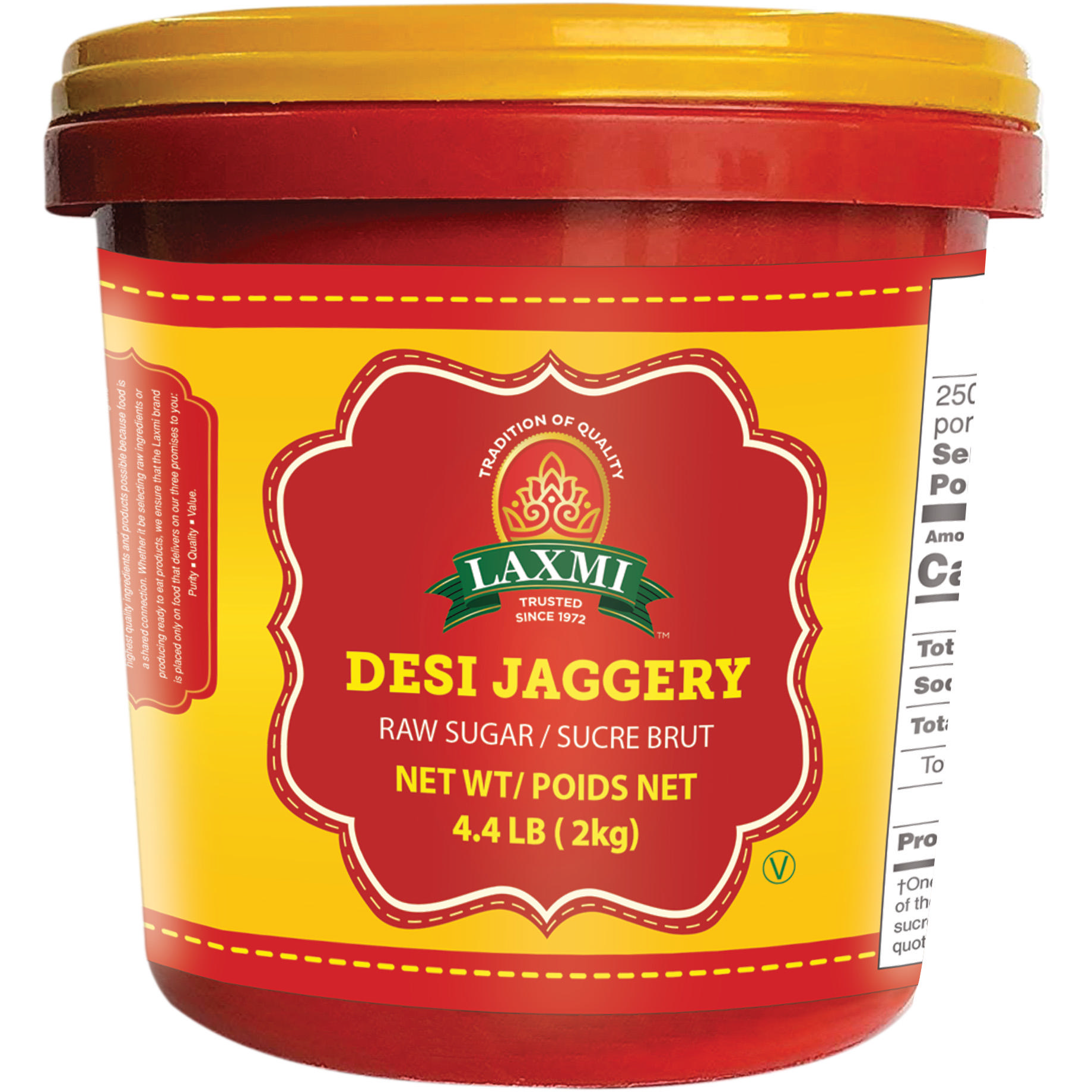 Laxmi Desi Jaggery - 2 Kg (4.4 Lb)