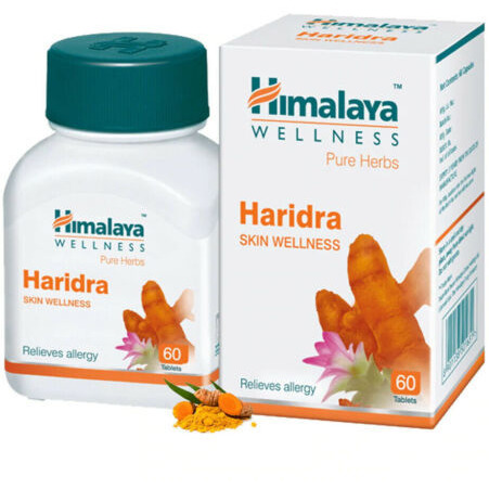 Case of 20 - Himalaya Haridra Skin Wellness - 60 Tablets (2 Oz) [50% Off]