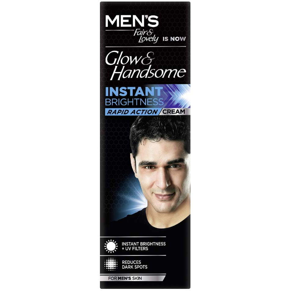 Fair & Lovely Glow & Handsome Instant Brightness Rapid Action Cream - 50 Gm (1.76 Oz)