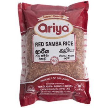 Case of 4 - Ariya Red Samba Rice - 5 Kg (11.02 Lb)