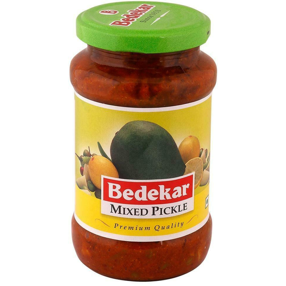 Bedekar Gujarati Mixed Pickle - 400 Gm (14 Oz)