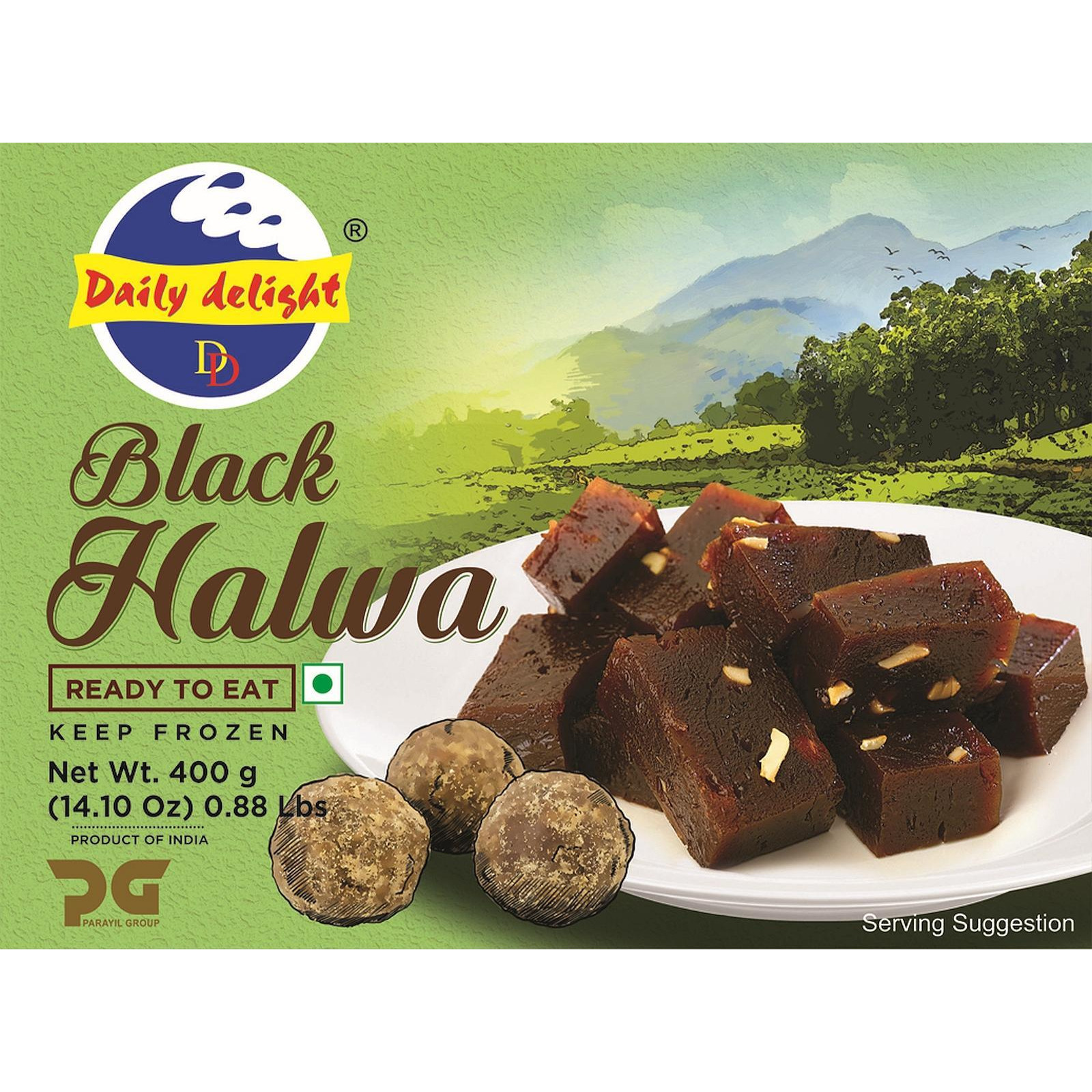 Daily Delight Black Halwa - 400 Gm (14.10 Oz)