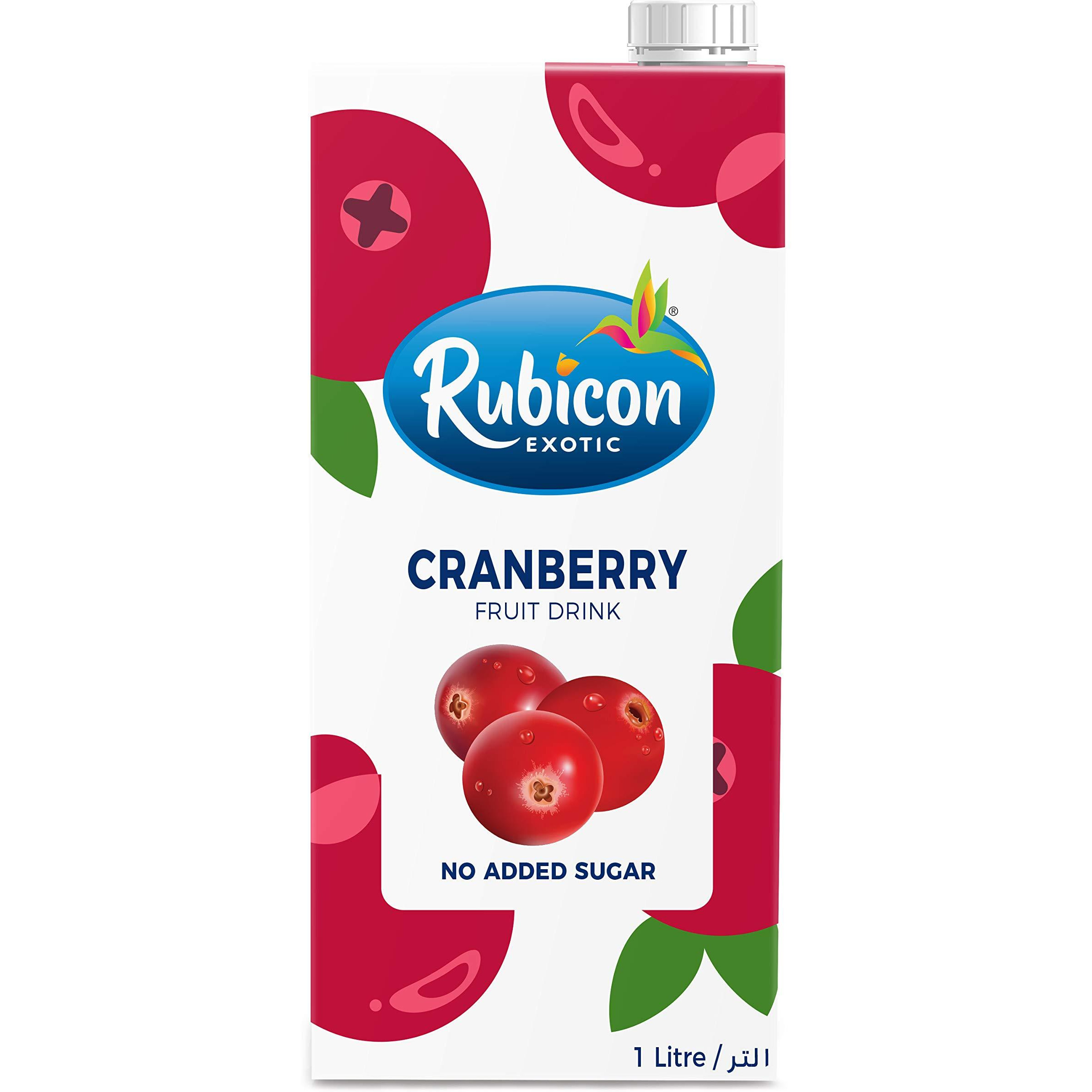 Case of 12 - Rubicon Cranberry Juice - 1 L (33.8 Fl Oz)