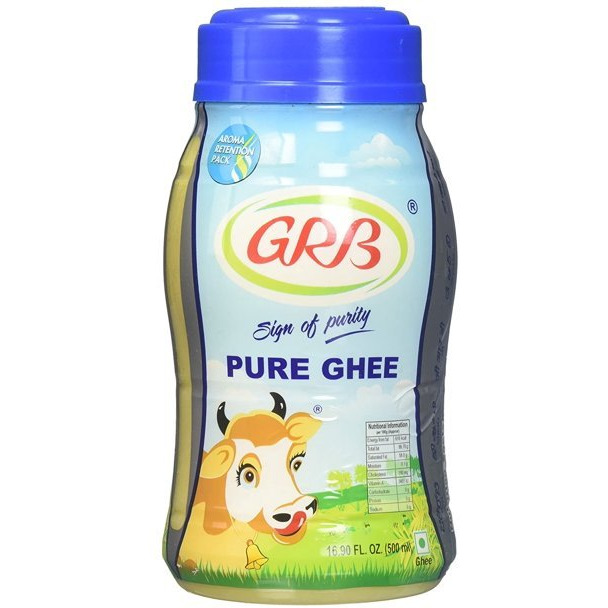 Case of 12 - Grb Desi Ghee - 830 Ml (28.06 Oz)