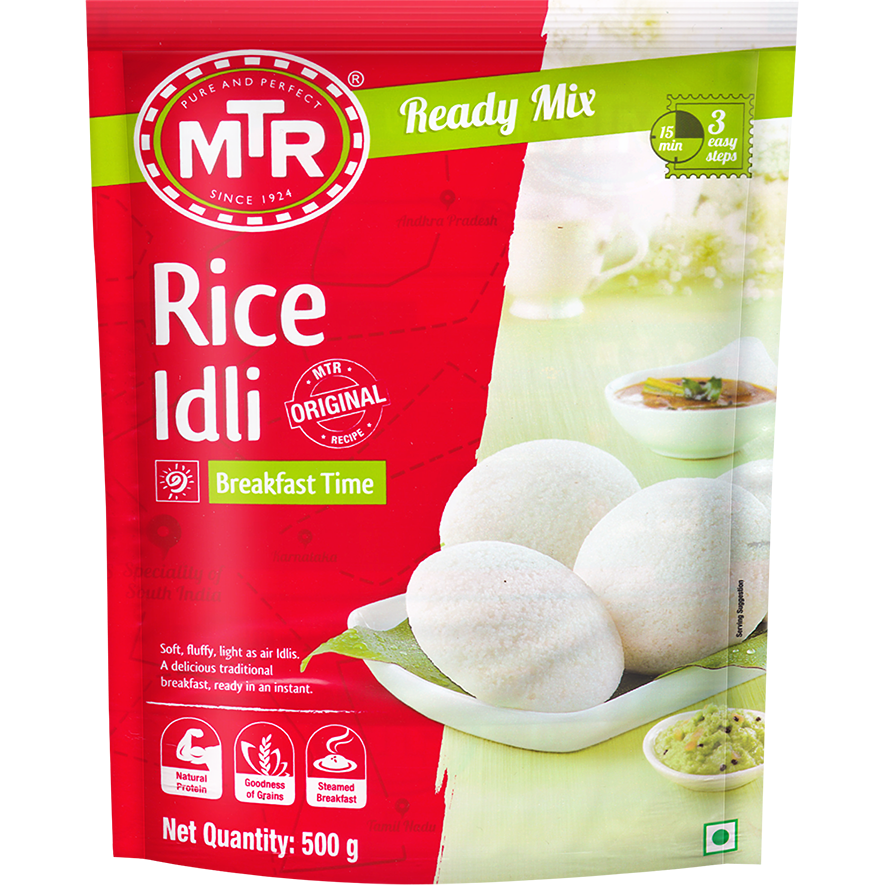 MTR Rice Idli Instant Mix - 17.63 Oz (500 Gm)