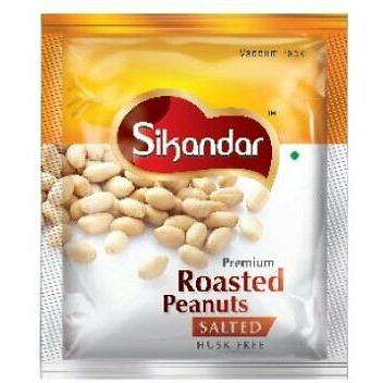 Sikandar Premium Roasted Peanuts Classic Salted - 150 Gm (5.29 Oz) [FS]