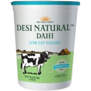 Desi Natural Dahi Low Fat Yogurt - 4 Lb (64 Oz)