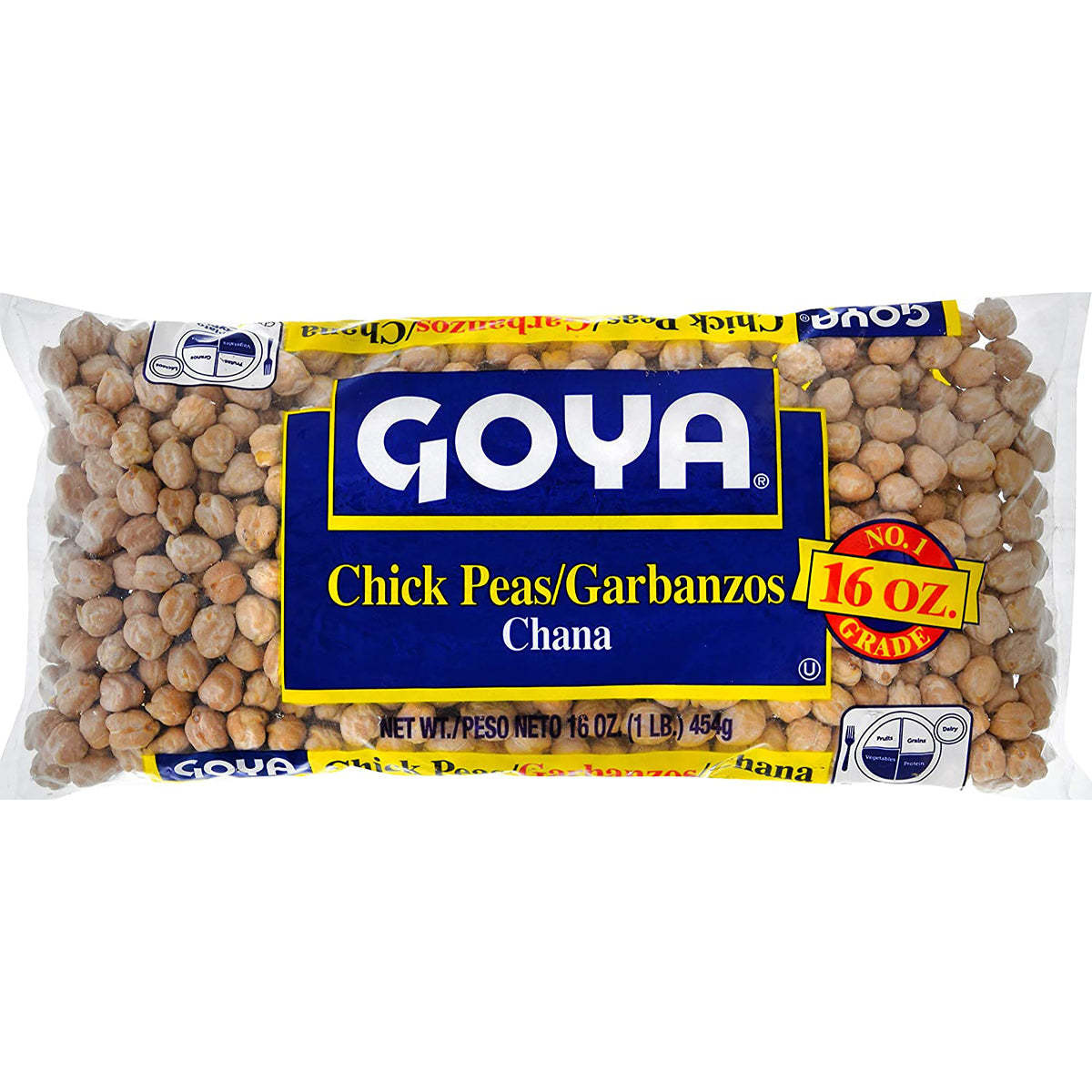 Goya Chick Peas Garbanzos - 1 Lb (453 Gm)