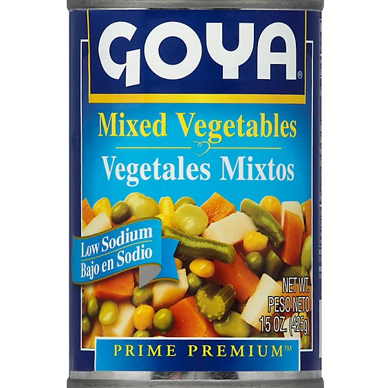 Goya Mixed Vegetables Low Sodium - 15 Oz (425 Gm) [50% Off]