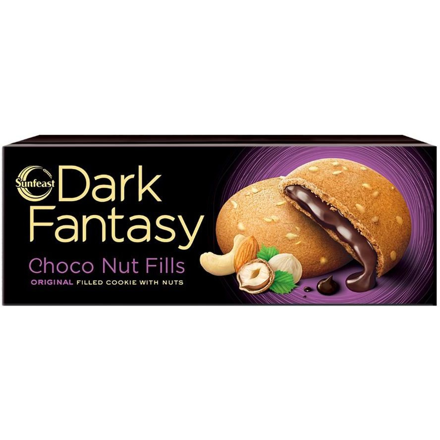 Sunfeast Dark Fantasy Choco Nut Fills - 75 Gm (2.6 Oz)