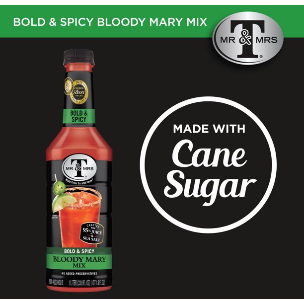 Mr & Mrs T Bold & Spicy Bloody Mary Mix - 1 L (33.8 Fl Oz) [FS]