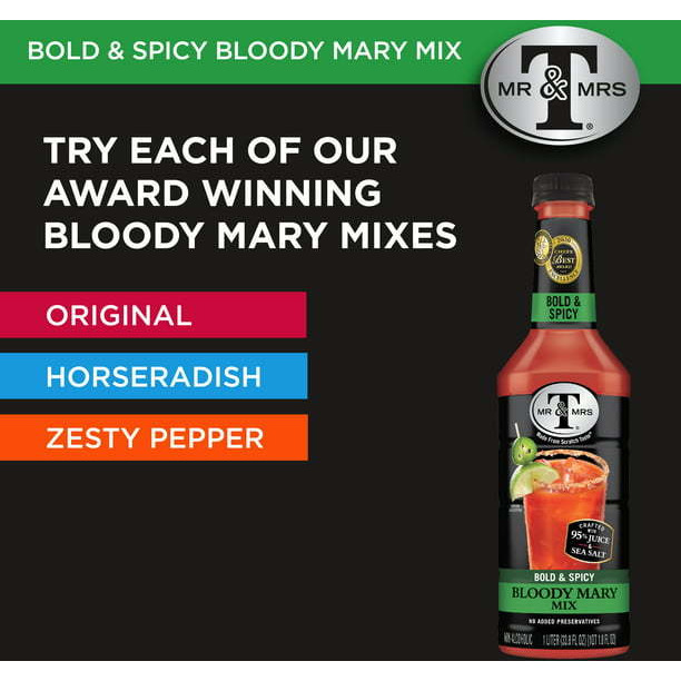 Mr & Mrs T Bold & Spicy Bloody Mary Mix - 1 L (33.8 Fl Oz) [FS]