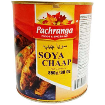 Case of 12 - Pachranga Foods Soya Chaap - 850 Gm (1.87 Lb)
