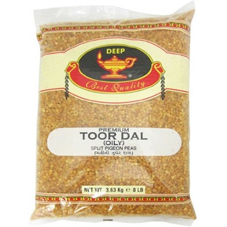Deep Premium Toor Dal (Oily) - 4 Lb (1.8 Kg)