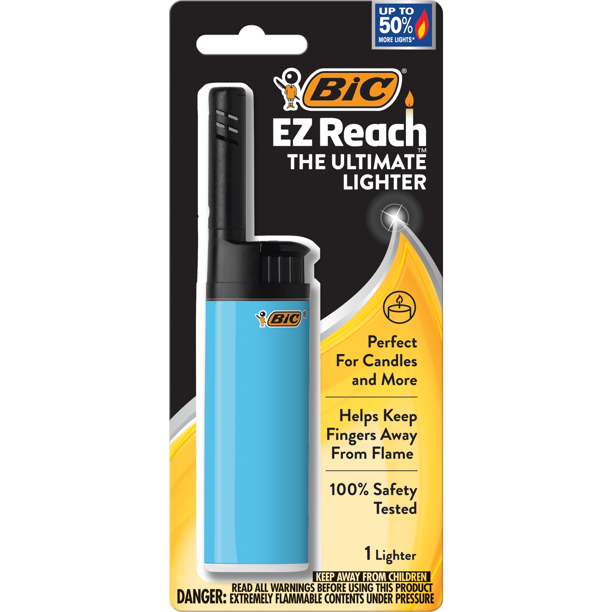 Case of 1 - Bic Ez Reach The Ultimate Lighter - 1pc