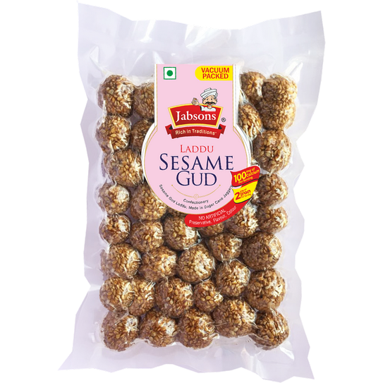 Jabsons Sesame Gud Ladoo - 210 Gm (7.6 Oz)