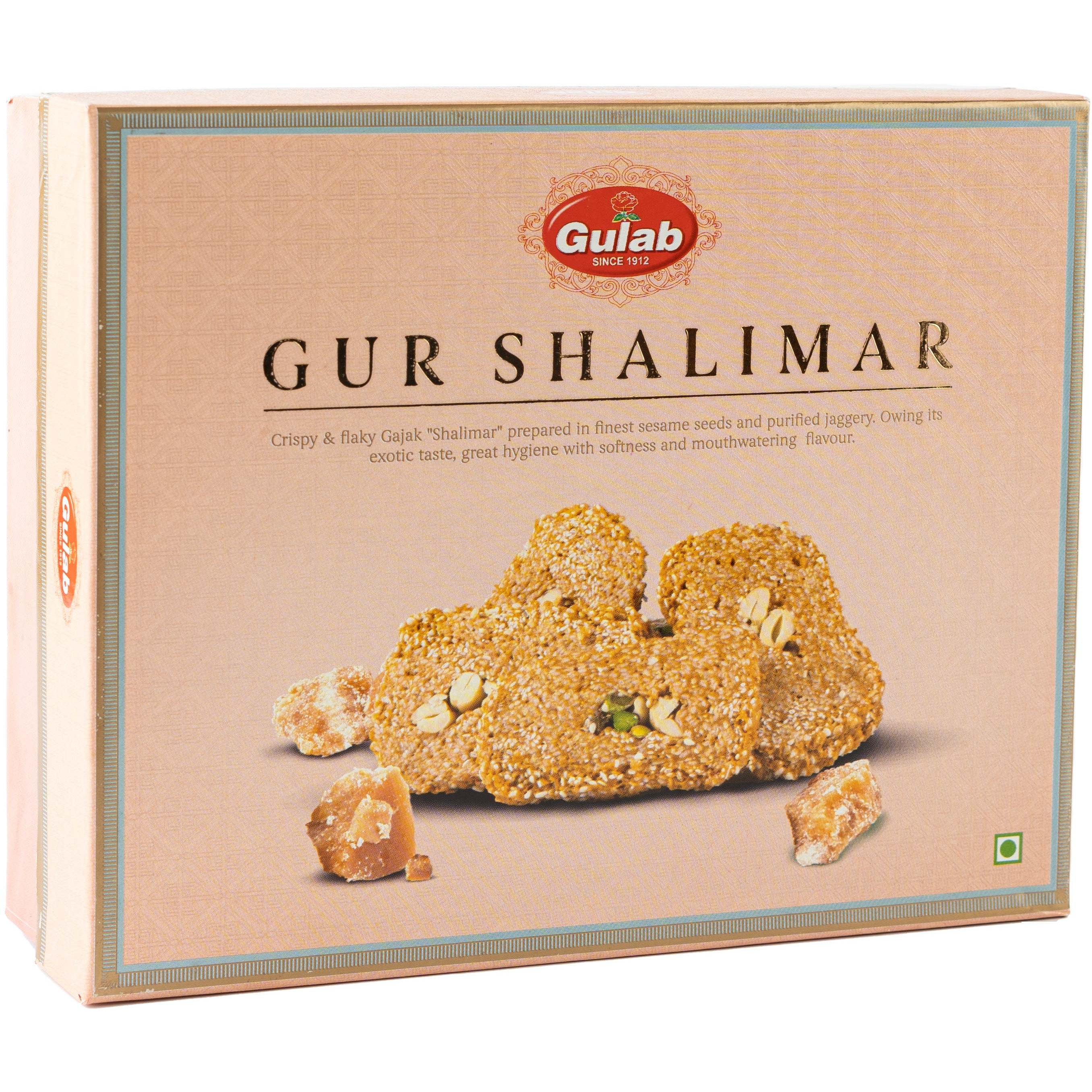 Gulab Gajjak Gur Shalimar - 400 Gm (1.3 Oz)