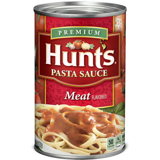 Case of 1 - Hunt's Meat Flavored Pasta Sauce - 24 Oz (680 Gm) [50% Off]