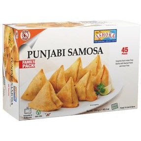 Ashoka Punjabi Samosa 45 Pc - 1.8 Kg (3 Lb)