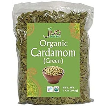Case of 24 - Jiva Organics Organic Cardamom Green - 100 Gm (3.5 Oz)